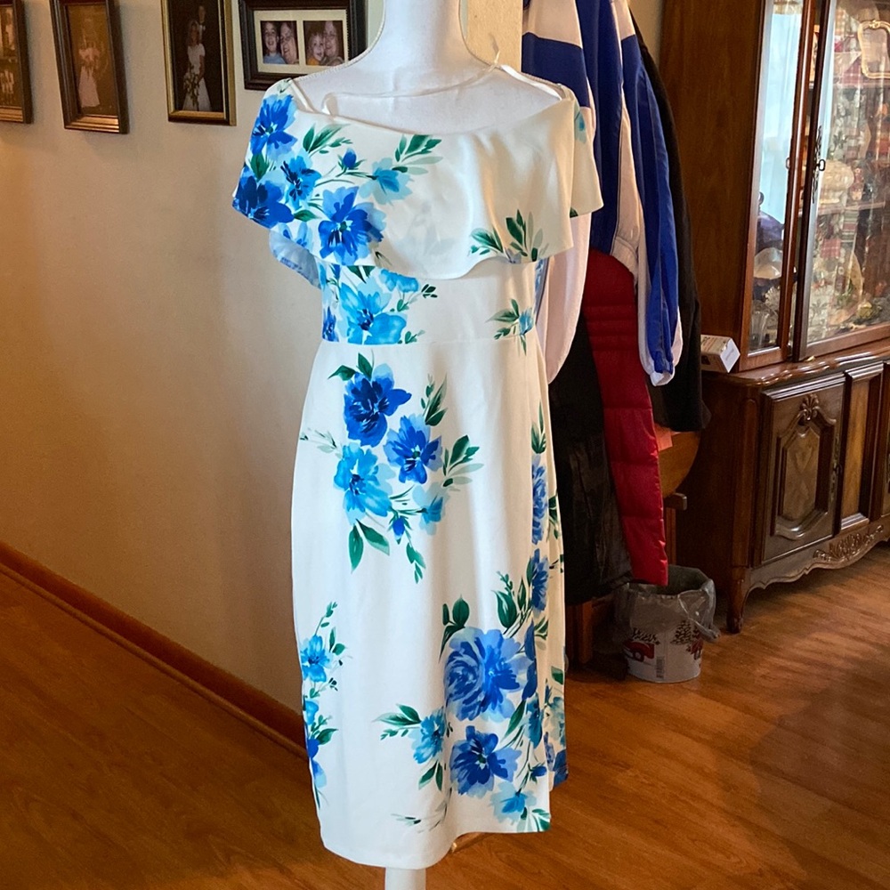 Gorgeous off the shoulder dress. Size 16